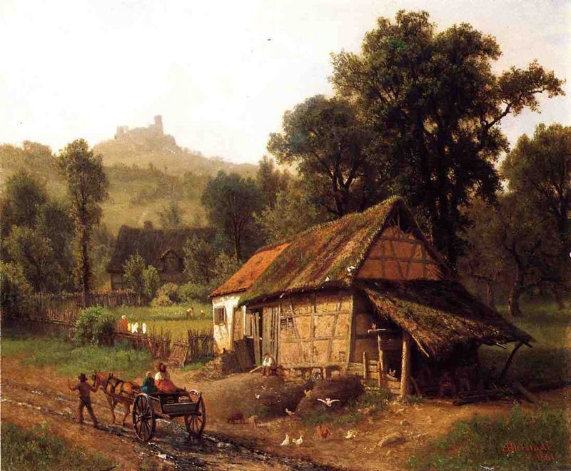 Albert Bierstadt In The Foothills